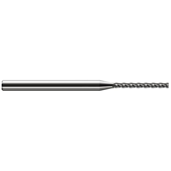 Miniature End Mill - Corner Radius - Long Flute